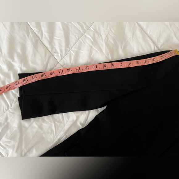 Orig $798 EUC Smythe One Button Poppy Red Lapel Black Blazer Size 2 - Picture 10 of 11